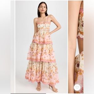 Zimmermann Laurel Frill Midi Dress
